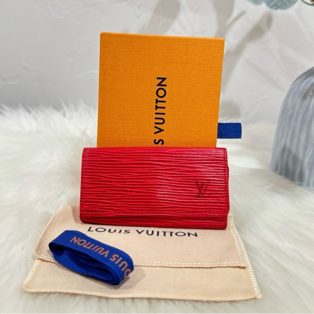 Louis Vuitton Epi 4 Ring Key Holder